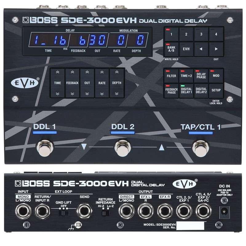 Boss SDE 3000EVH Special edition Dual Digital Delay 02
