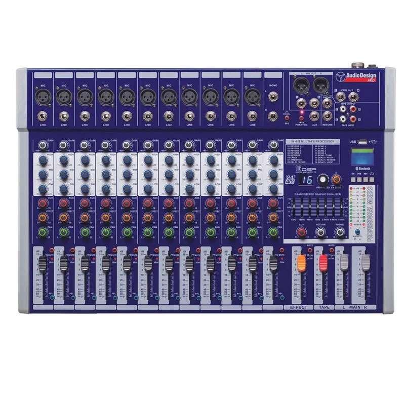 Audio Design Pro Pamx2.1111 Mixer 11+1+1 Canali + USB e BT