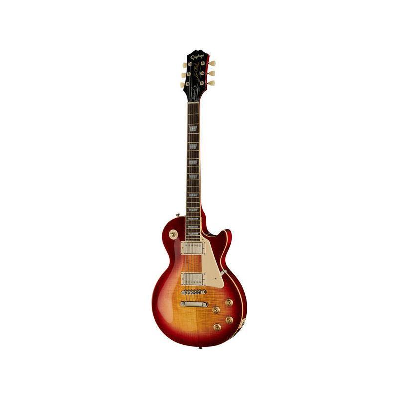 Chitarra elettrica Epiphone Les Paul Standard 50's HCS, finitura Cherry Sunburst, vista frontale.