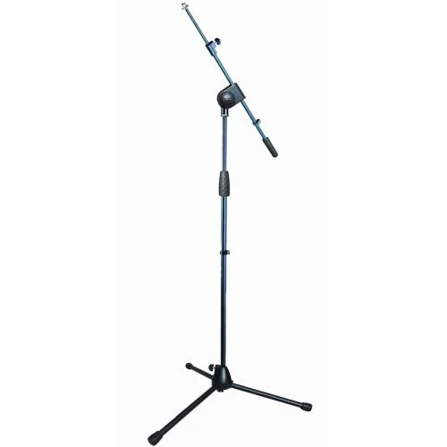 Asta microfonica QUIKLOK A494 con treppiede e braccio regolabile in colore nero.