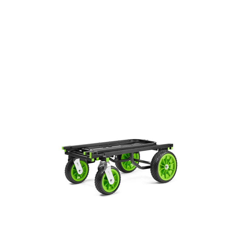 Carrello GRAVITY Cart L 01 B completamente piegato e compatto.