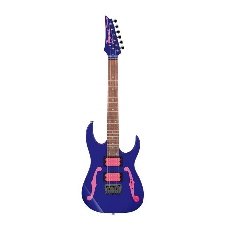 Ibanez PGMM11-JB chitarra elettrica signature Paul Gilbert con corpo blu e pickup rosa