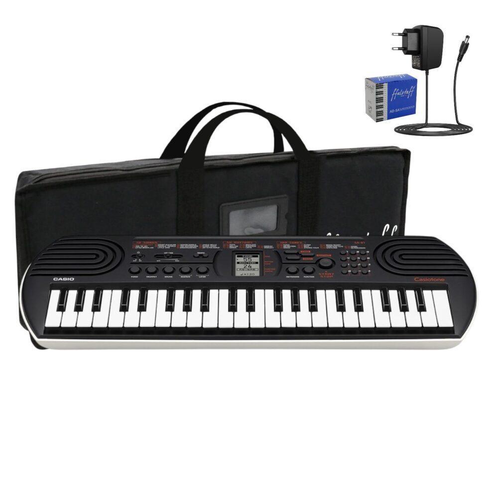 tastiera elettronica Casio SA-80 Casiotone bianca con borsa e alimentatore inclusi