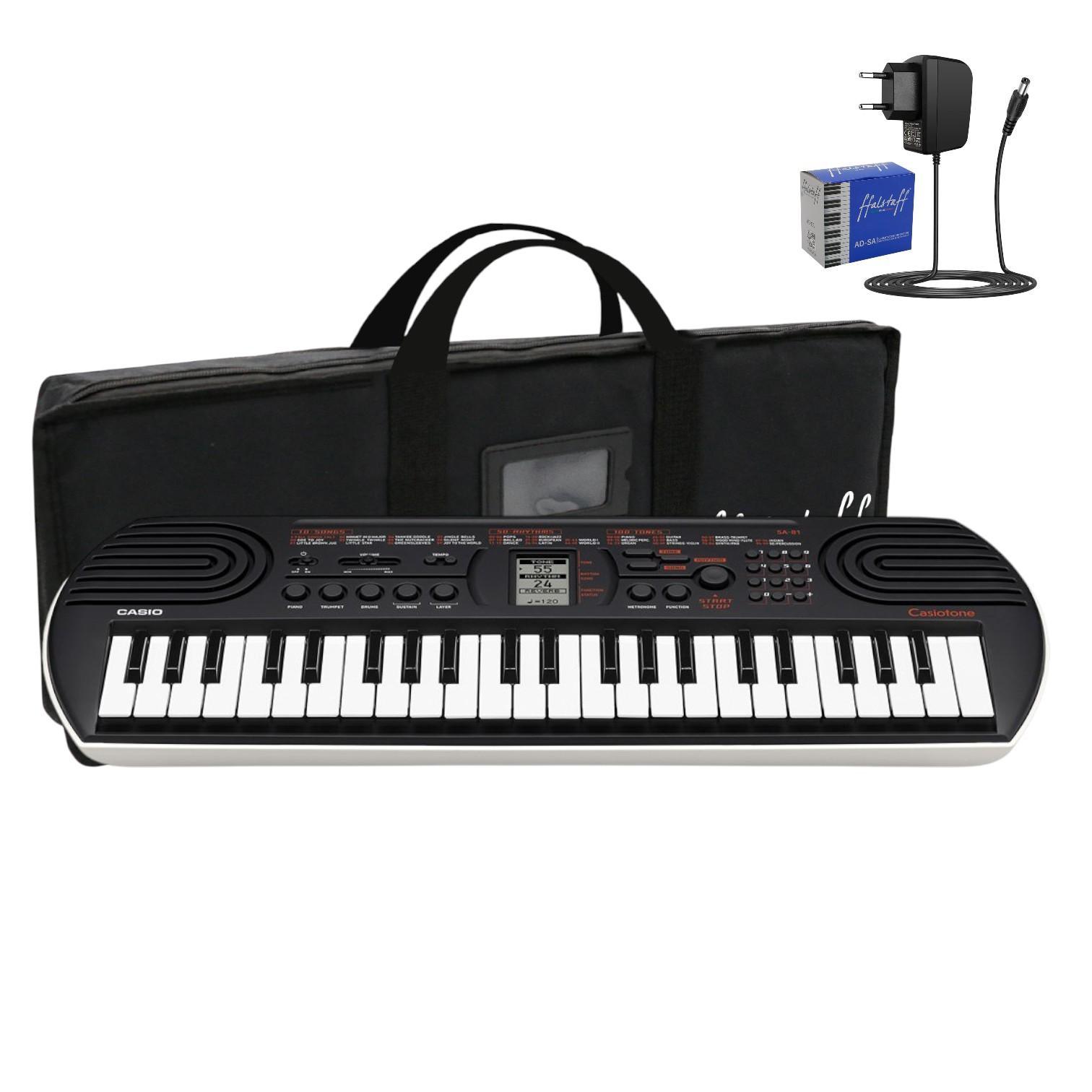 tastiera elettronica Casio SA-80 Casiotone bianca con borsa e alimentatore inclusi