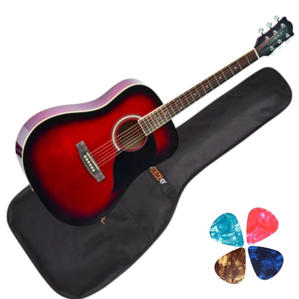 Eko Ranger 6 Red Sunburst + FODERO E PLETTRI