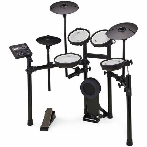 Batteria elettronica Roland TD-07KV V-Drums con pad, piatti e modulo TD-07 montati su rack